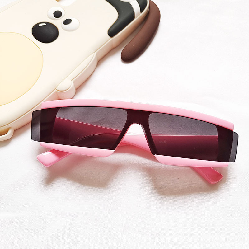 Wholesale Irregular Siamese Children's PC Sunglasses